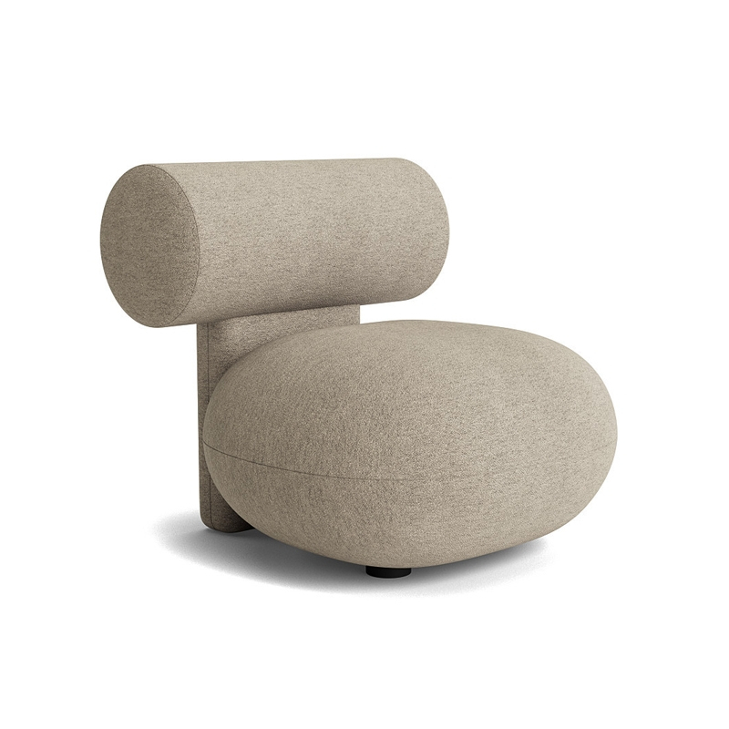 Fauteuil HIPPO entièrement tapissé Barnum Bouclé 03 NORR11