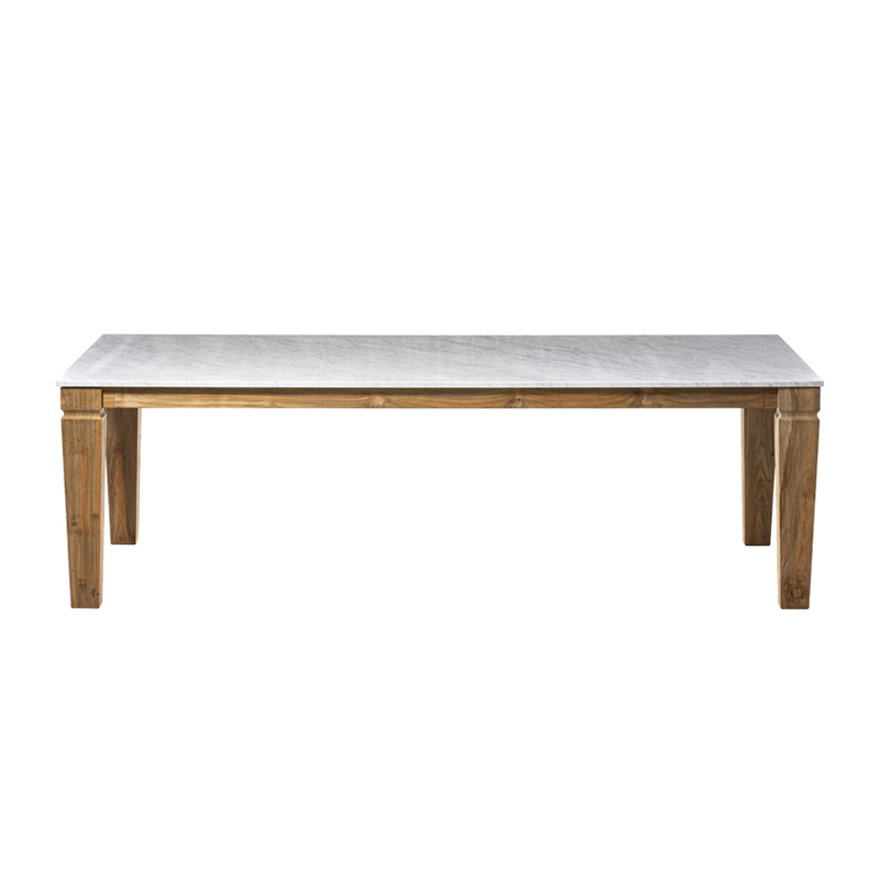 Table extérieur Table JEKO 33 Marbre blanc GERVASONI