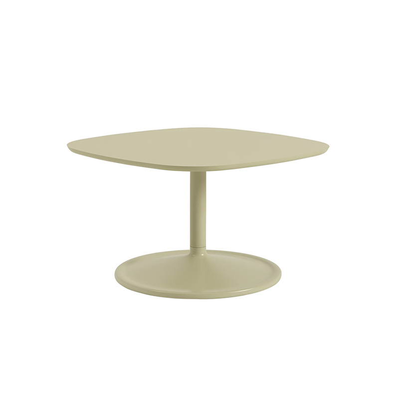Table basse SOFT 70x70 Vert beige MUUTO