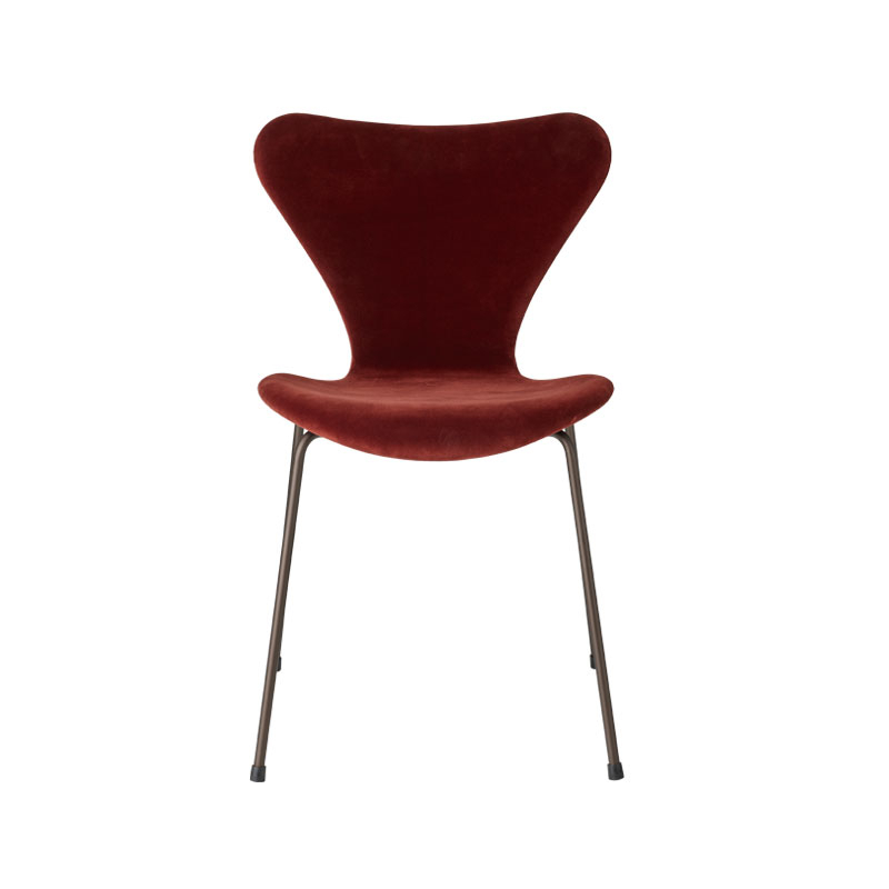 Chaise SERIE 7 VELVET EDITION Rouge automnal FRITZ HANSEN