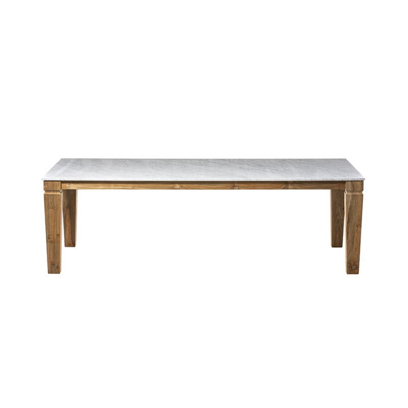 Table extérieur Table JEKO 34 Marbre blanc GERVASONI