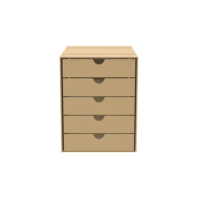 Petit rangement Boite USM INOS 5 tiroirs Beige USM USM HALLER