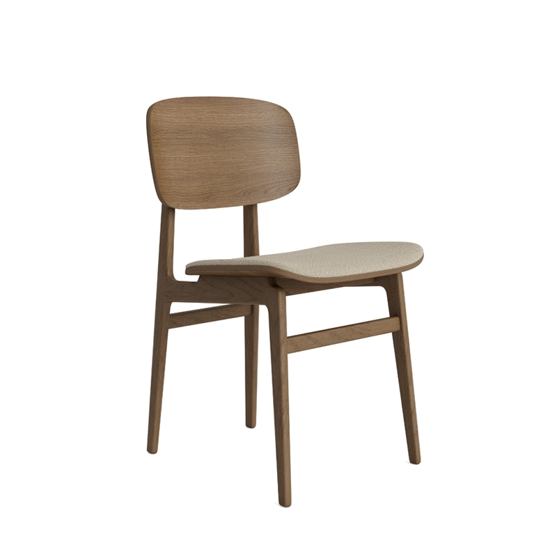 Chaise NY11 tissu Hallingdal 220/ chêne fumé clair NORR11