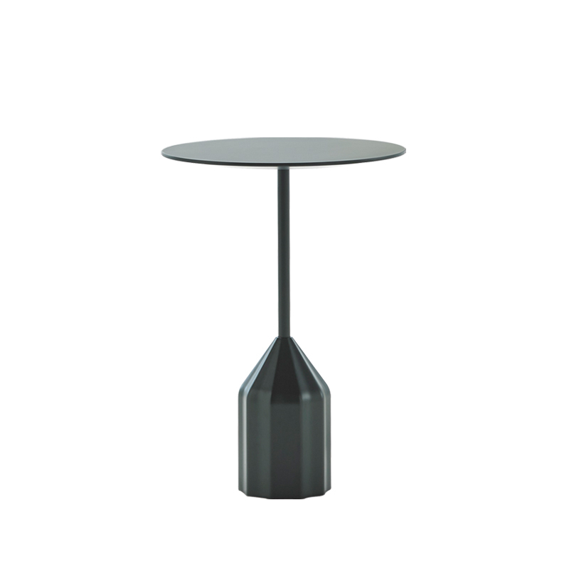 Table d'appoint guéridon BURIN MINI Noir VICCARBE