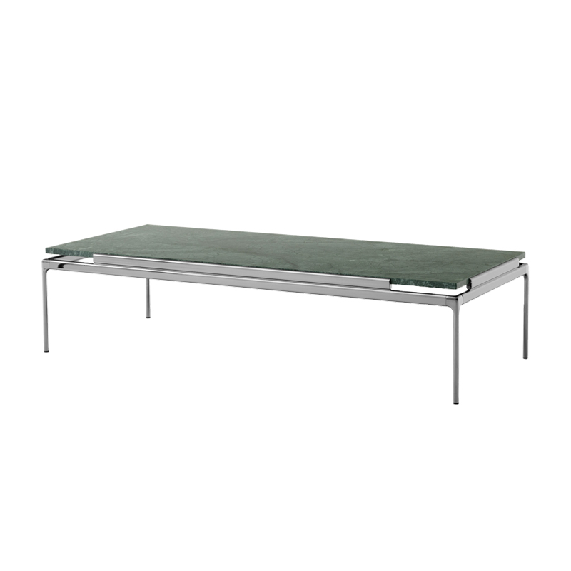 Table basse SETT LN12 Marbre Guatemala vert AND TRADITION