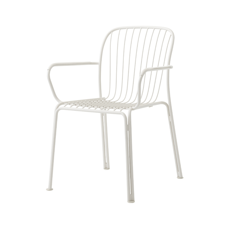 Chaise extérieur Petit fauteuil THORVALD SC95 Ivoire AND TRADITION