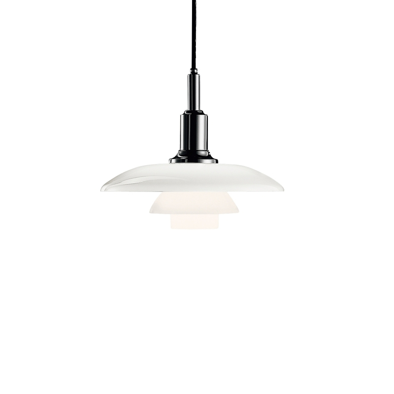 Suspension PH 3/2  Chromé haute brillance LOUIS POULSEN