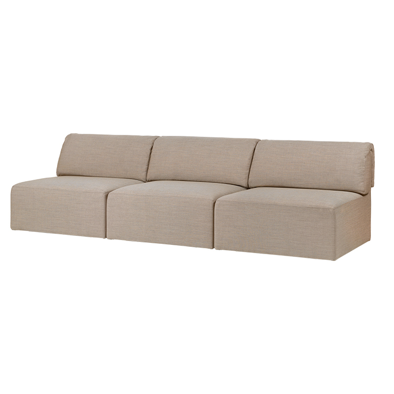 Canapé WONDER 3 places sans accoudoirs Canvas 224 GUBI