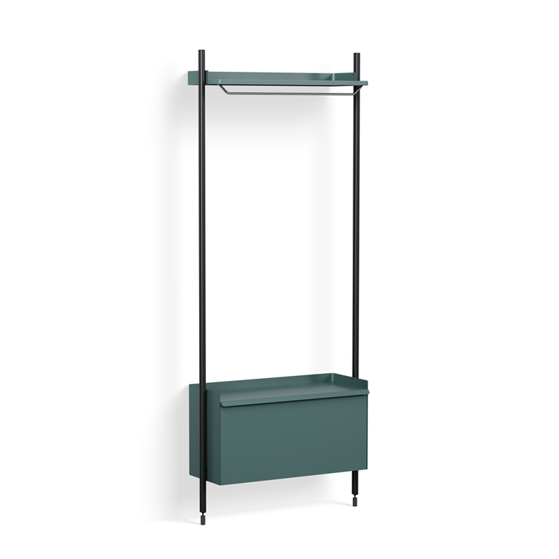 Meuble de rangement PIER SYSTEM 1001 Bleu/ noir HAY