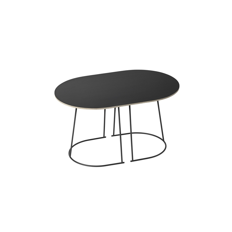 Table basse AIRY small Noir MUUTO