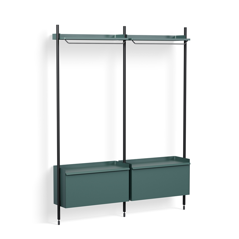 Meuble de rangement PIER SYSTEM 1002 Bleu/ noir HAY