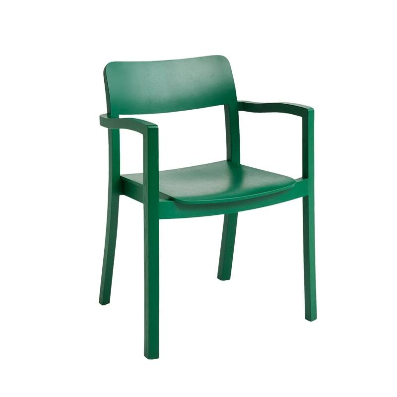 Chaise PASTIS avec accoudoirs Vert pin HAY