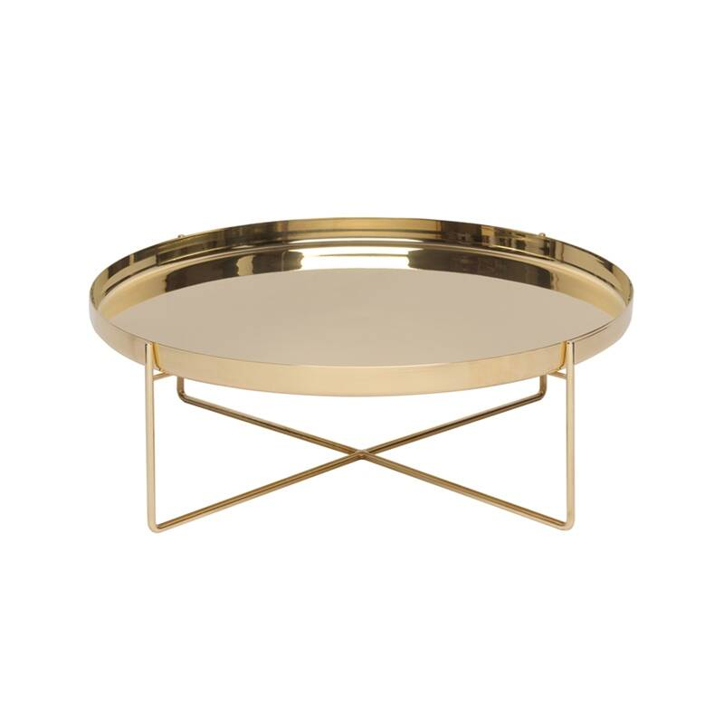 Table basse CM05 HABIBI Ø 57 x H 30 Laiton E15