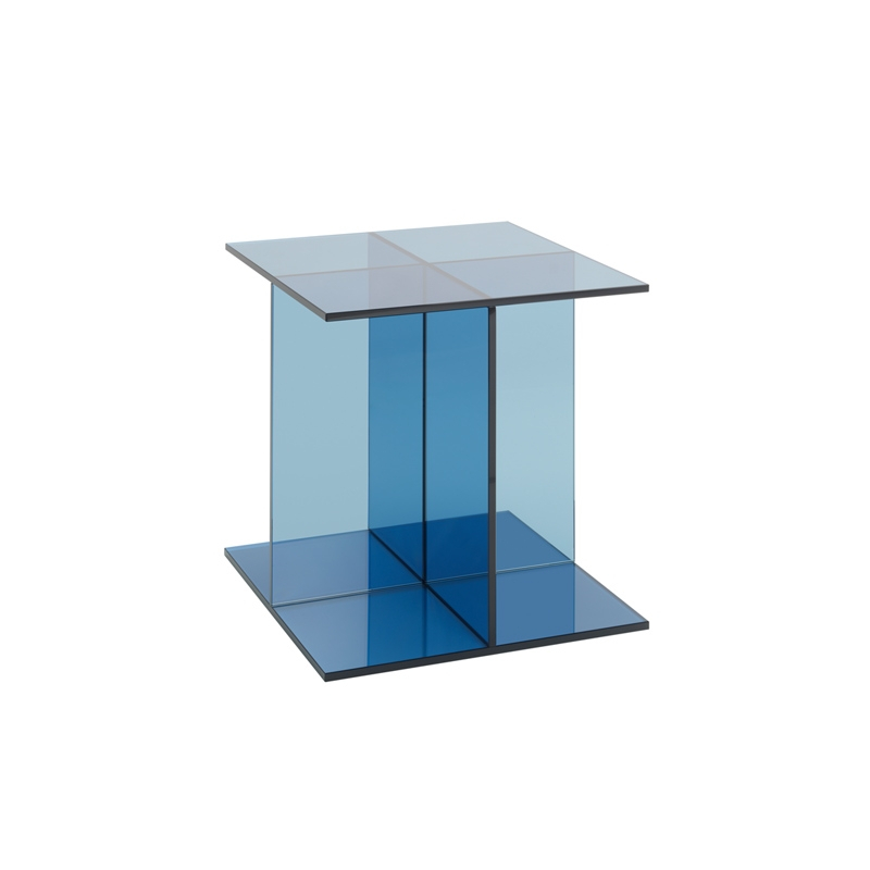 Table d'appoint guéridon CT08 VIER Bleu E15