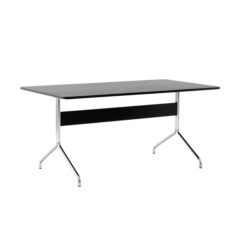 Table PAVILION AV18 Chêne noir/ chrome AND TRADITION