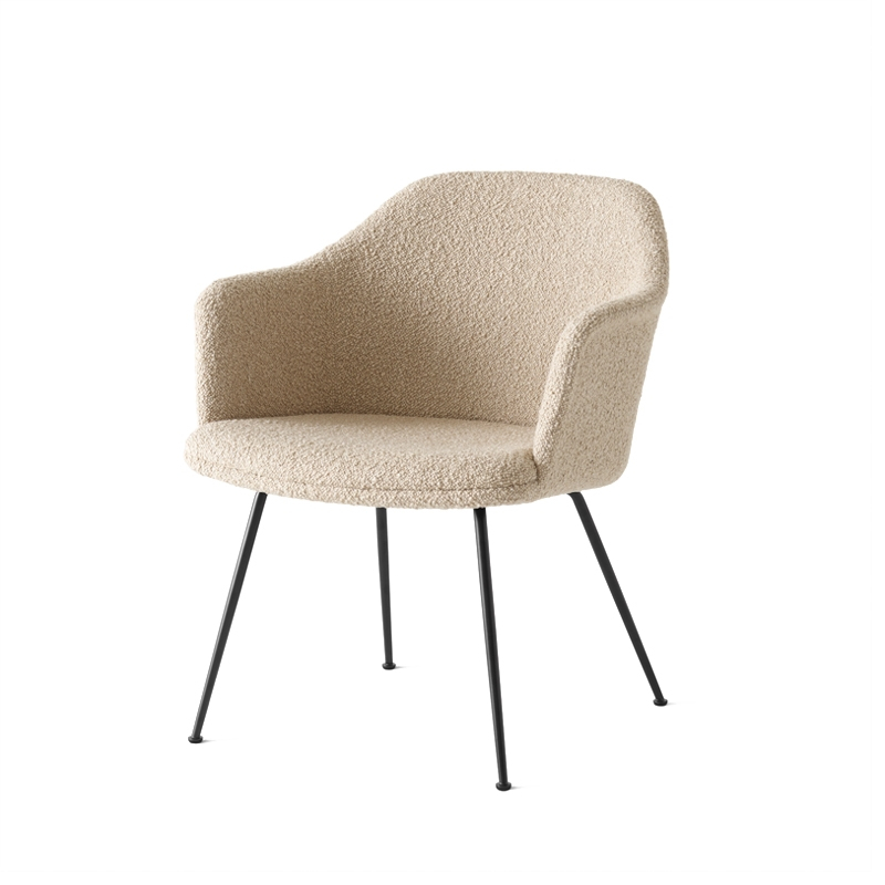 Fauteuil RELY HW104 Karakorum 003/ noir AND TRADITION