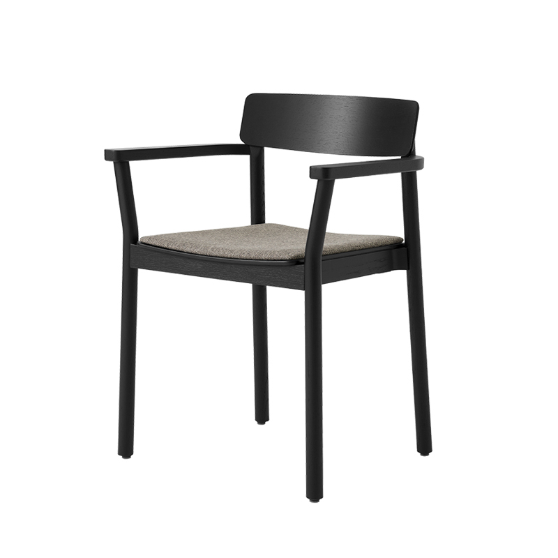 Chaise BETTY TK11 tissu Chêne noir/Clay 0009 AND TRADITION