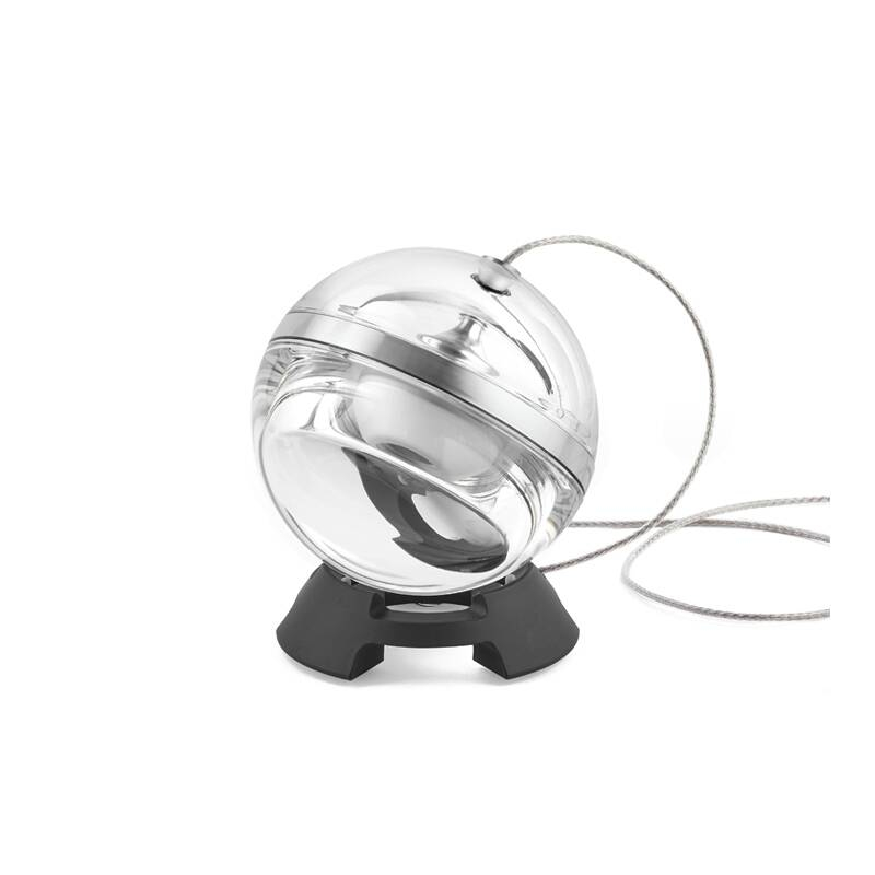 Lampe à poser LIMBUS EYE Aluminium/ base noire LUMINA