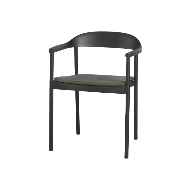 Chaise extérieur Petit fauteuil ILLUM Wengé TRIBU
