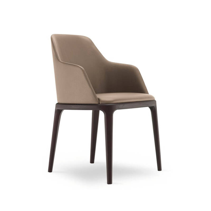 Chaise GRACE avec accoudoirs POLIFORM