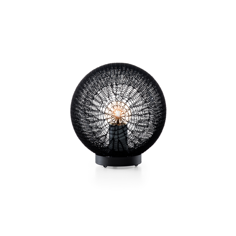 Lampe à poser MADAME LATOQUE Ø 30 Wengé TRIBU