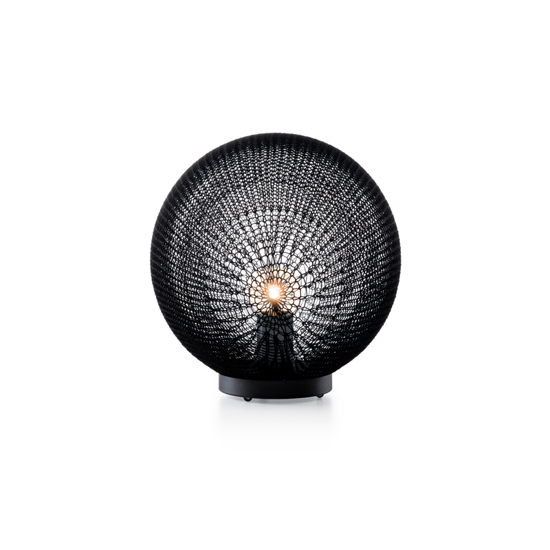 Lampe à poser MADAME LATOQUE Ø 40 Wengé TRIBU