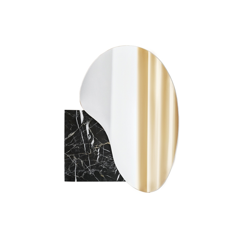Miroir Miroir LAKE 4 Marbre noir NOOM HOME