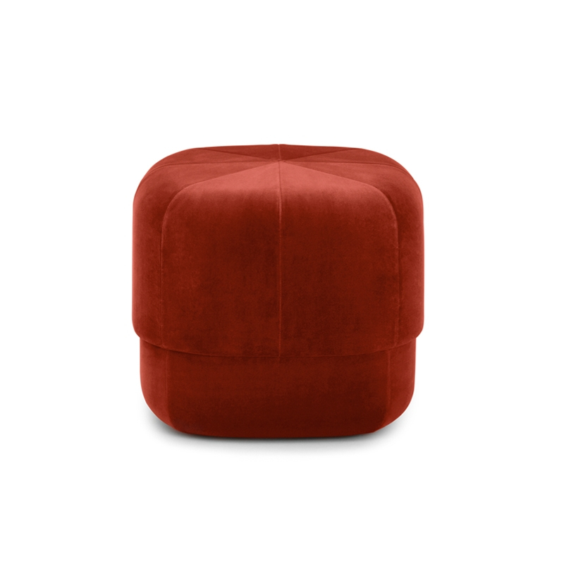 Pouf CIRCUS Small Velours rouille Normann Copenhagen