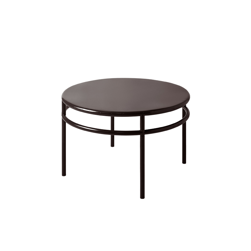 Table basse T37 Ø80 Brun noir TOLIX