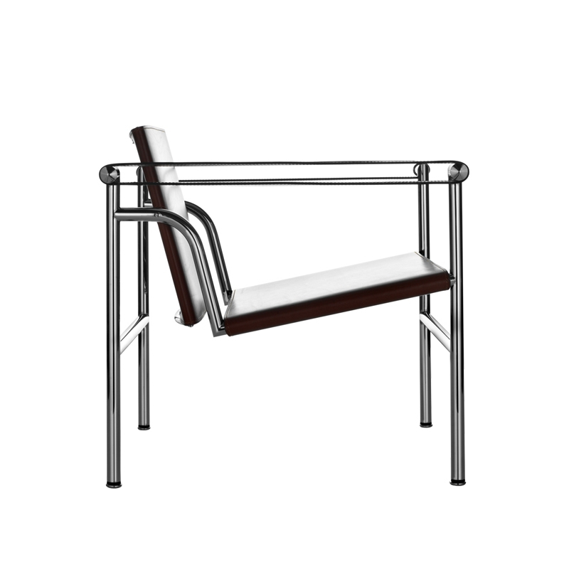 Fauteuil LC1 Fauteuil dossier basculant Noir CASSINA