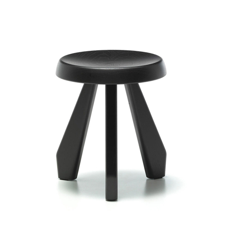 Tabouret 523 MERIBEL Noir CASSINA