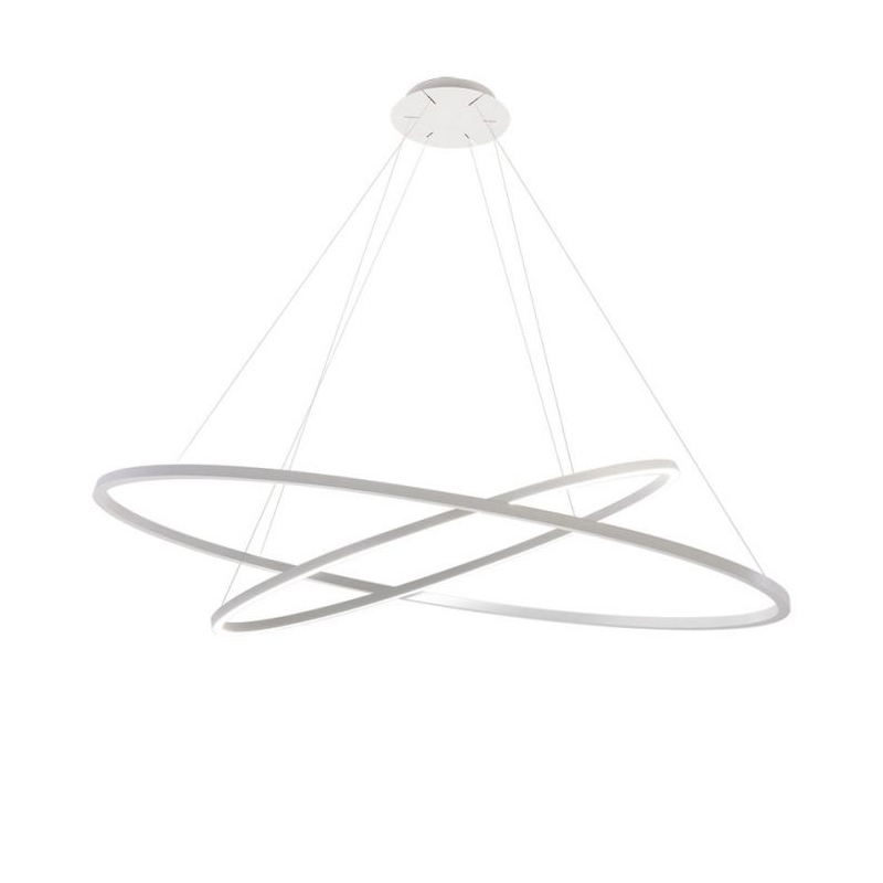 Suspension ELLISSE DOUBLE Blanc NEMO LIGHTING