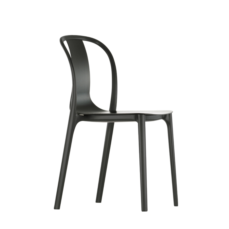 Chaise BELLEVILLE CHAIR bois Noir VITRA