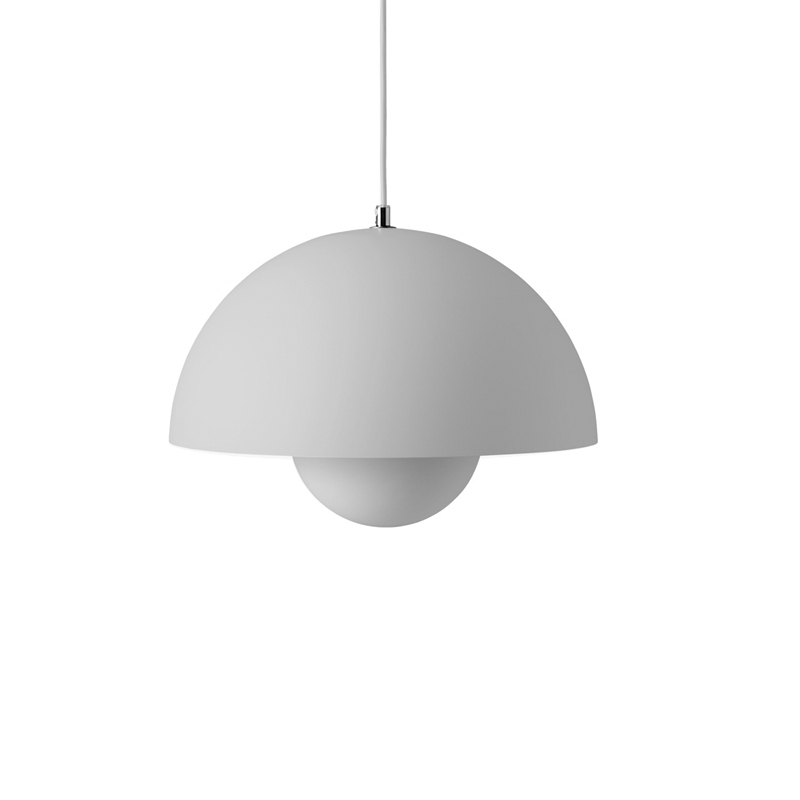 Suspension FLOWERPOT VP7 Gris clair mat AND TRADITION