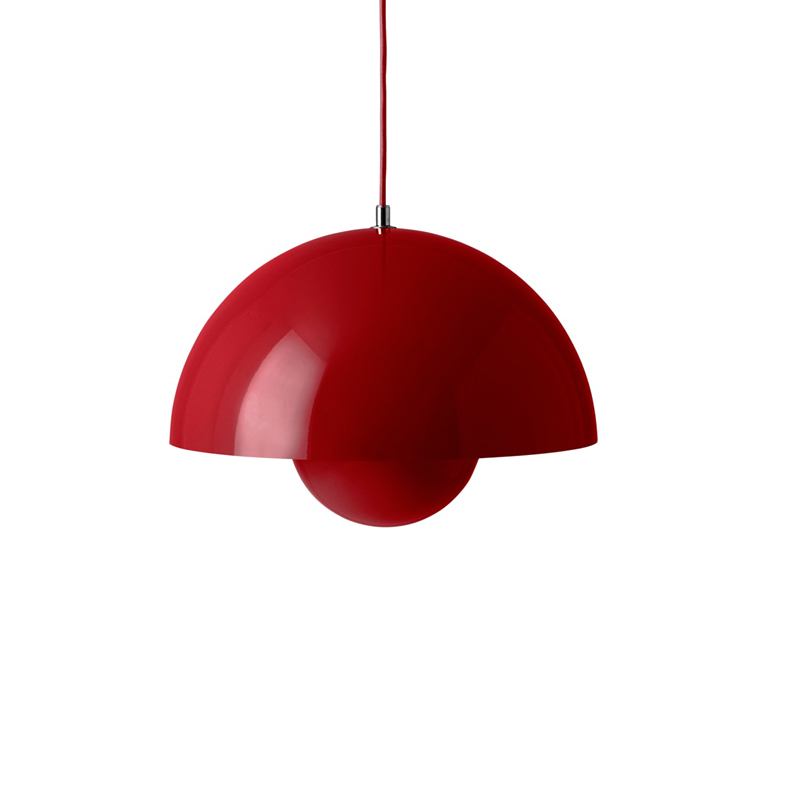 Suspension FLOWERPOT VP7 Rouge vermillon AND TRADITION