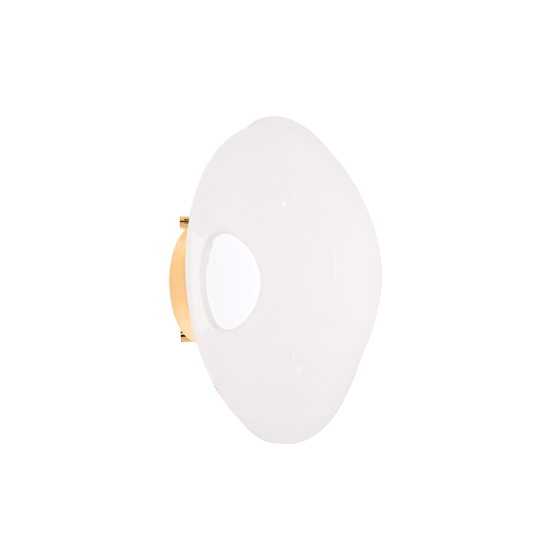Applique MELT SURFACE LED Opalin/ Or TOM DIXON
