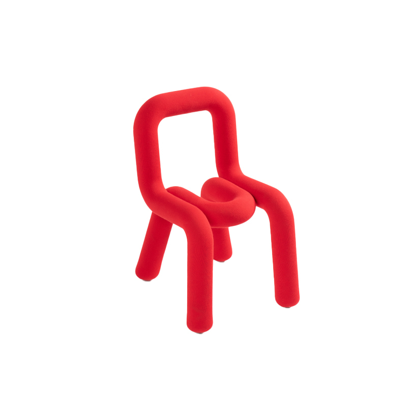 Siège enfant Chaise enfant MINI BOLD Rouge MOUSTACHE