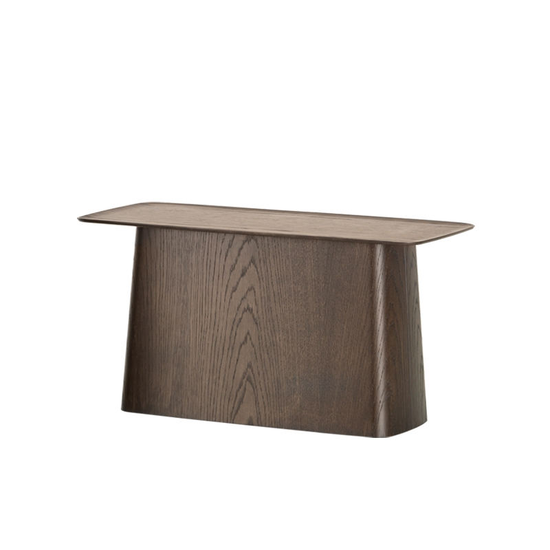 Table d'appoint guéridon WOODEN SIDE TABLE Chêne foncé VITRA