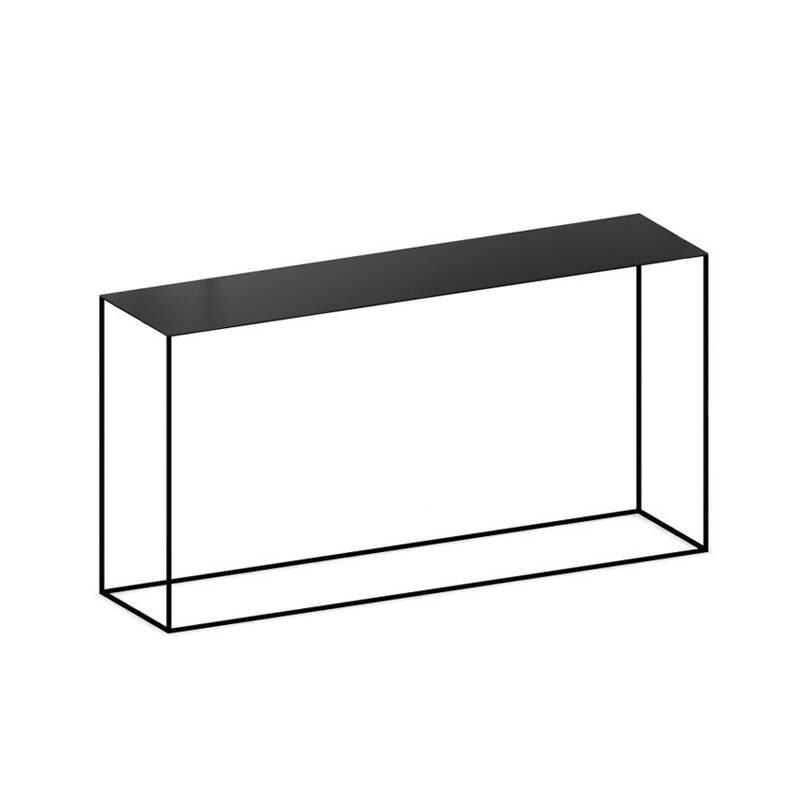 Console SLIM IRONY Noir cuivré sablé ZEUS