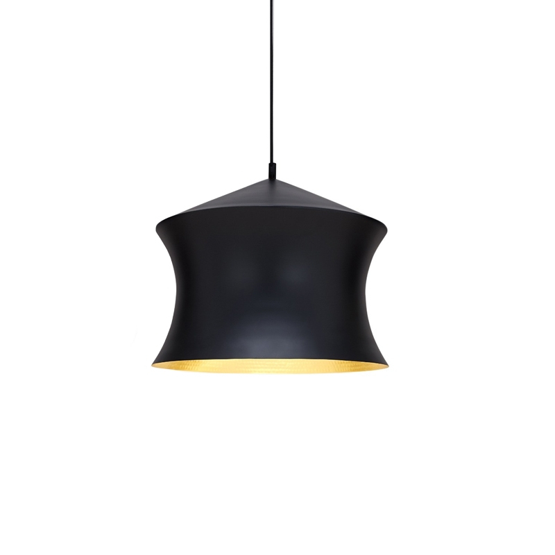 Suspension BEAT WAIST Noir/ laiton TOM DIXON
