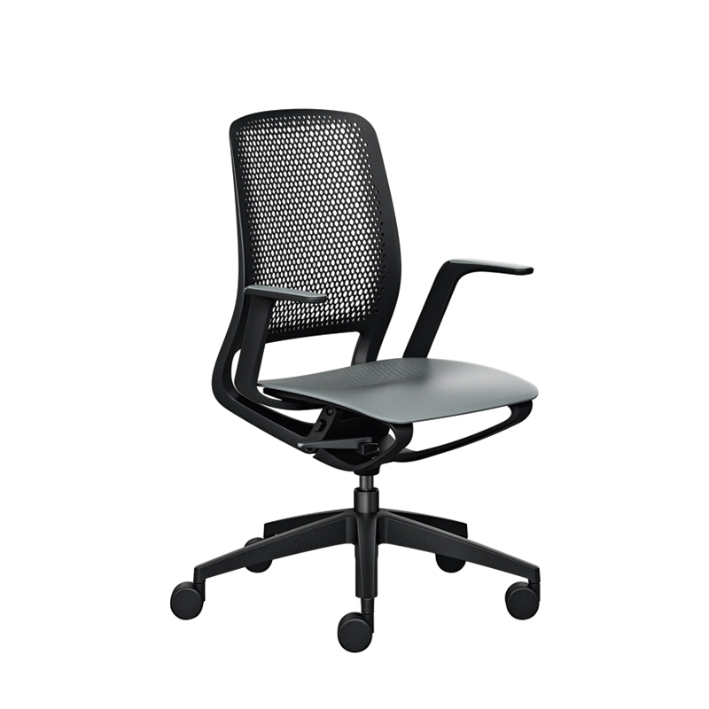 Fauteuil de bureau SE:MOTION avec accoudoirs Noir SILVERA PRO
