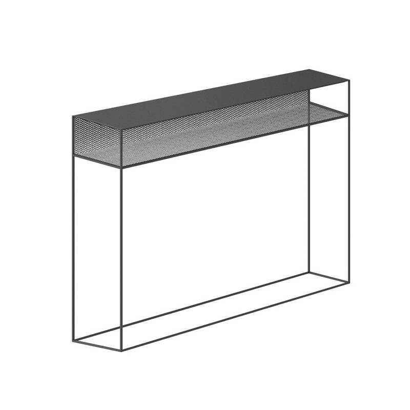 Console TRISTANO CONSOLE Gris micacé ZEUS