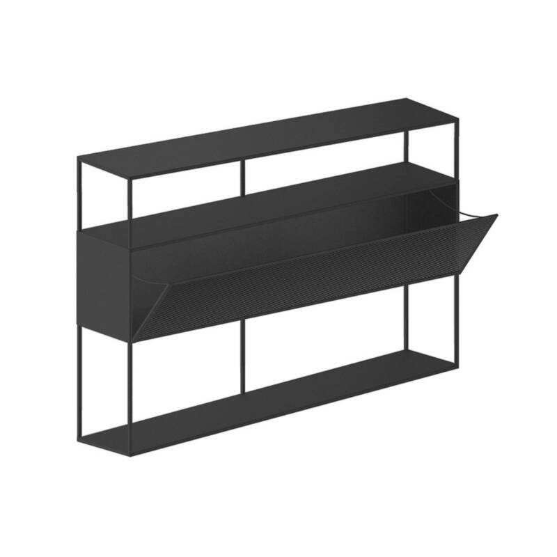 Meuble de rangement TRISTANO SIDEBOARD H103 Noir cuivré sablé ZEUS