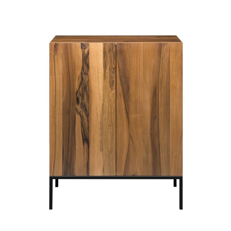 Meuble de rangement Buffet FARIBA L 90 Naturel/ noir E15