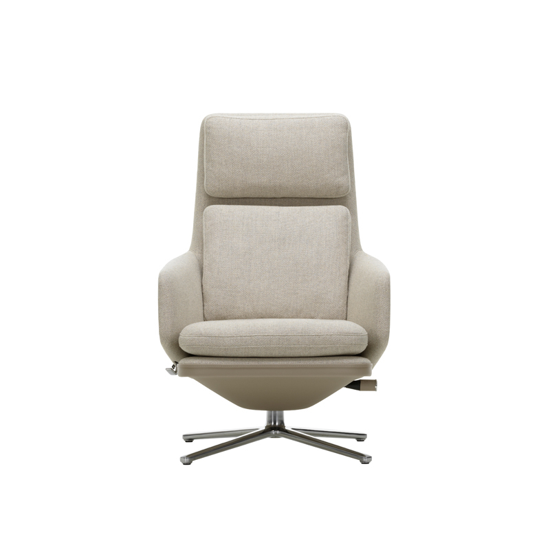 Fauteuil GRAND RELAX Tissu Beige gris 03/ sable 07 VITRA