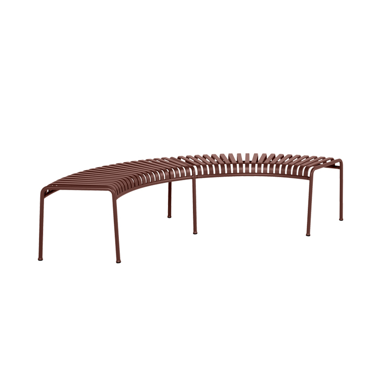 Banc extérieur Banc PALISSADE PARK Rouge fer HAY