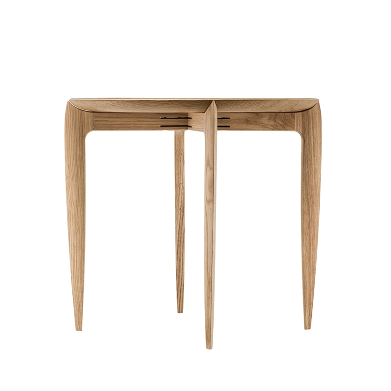 Table d'appoint guéridon Table TRAY pliante 1958 Chêne FRITZ HANSEN
