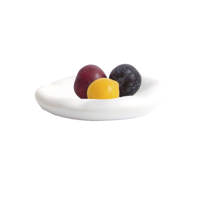 Centre de table & corbeille Coupe CANOVA Small Blanc MOUSTACHE