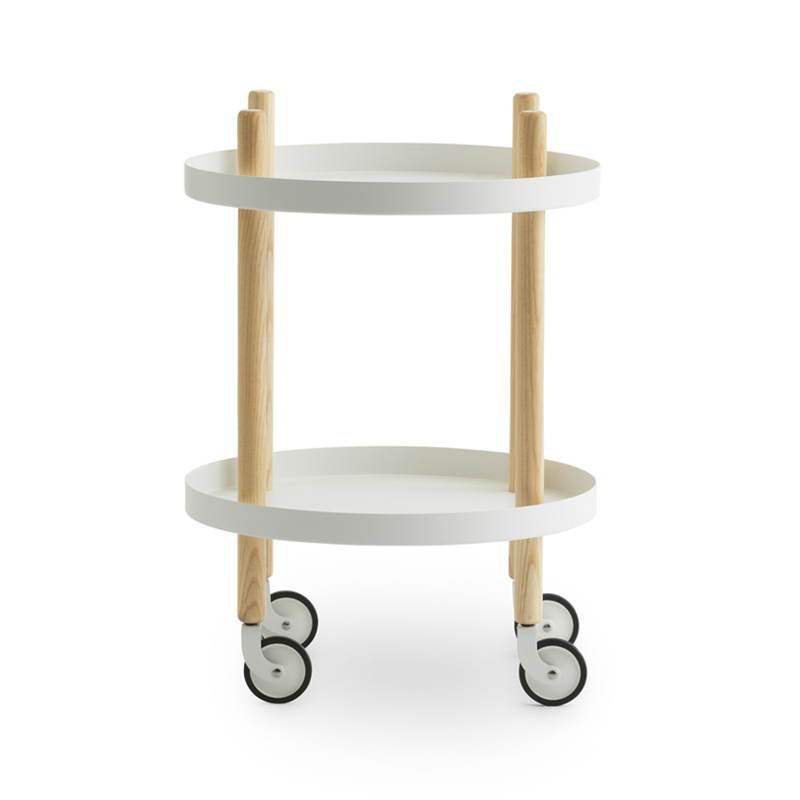 Desserte BLOCK TABLE Ø 45 Blanc Normann Copenhagen