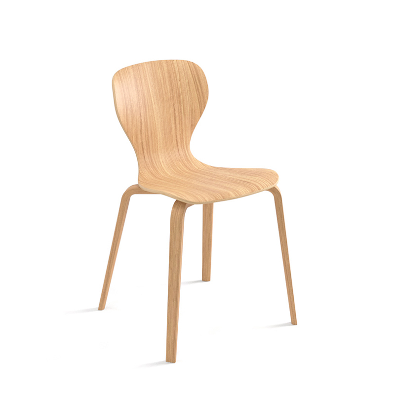 Chaise EARS pieds bois Chêne mat VICCARBE